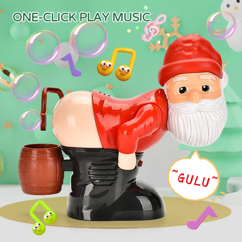 Electric Bubble Santa Machine – Music & Lights Fun – Detail | Toki Toy Box