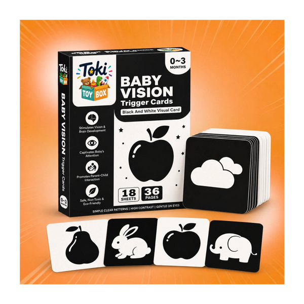 High Contrast Baby Flash Cards – 18 Cards