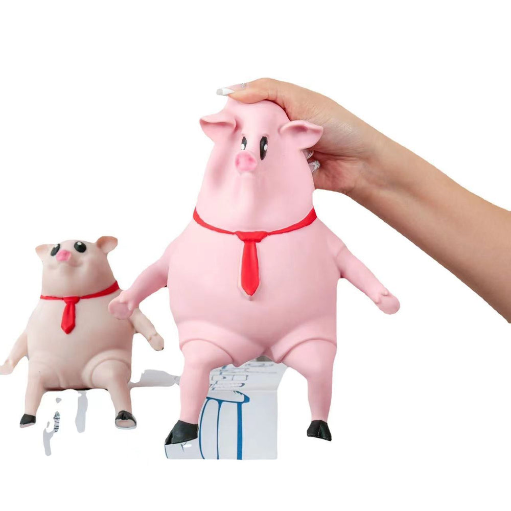 Cute Pig Squeeze Stress Toy | Toki Toy Box – Size Reference | Toki Toy Box
