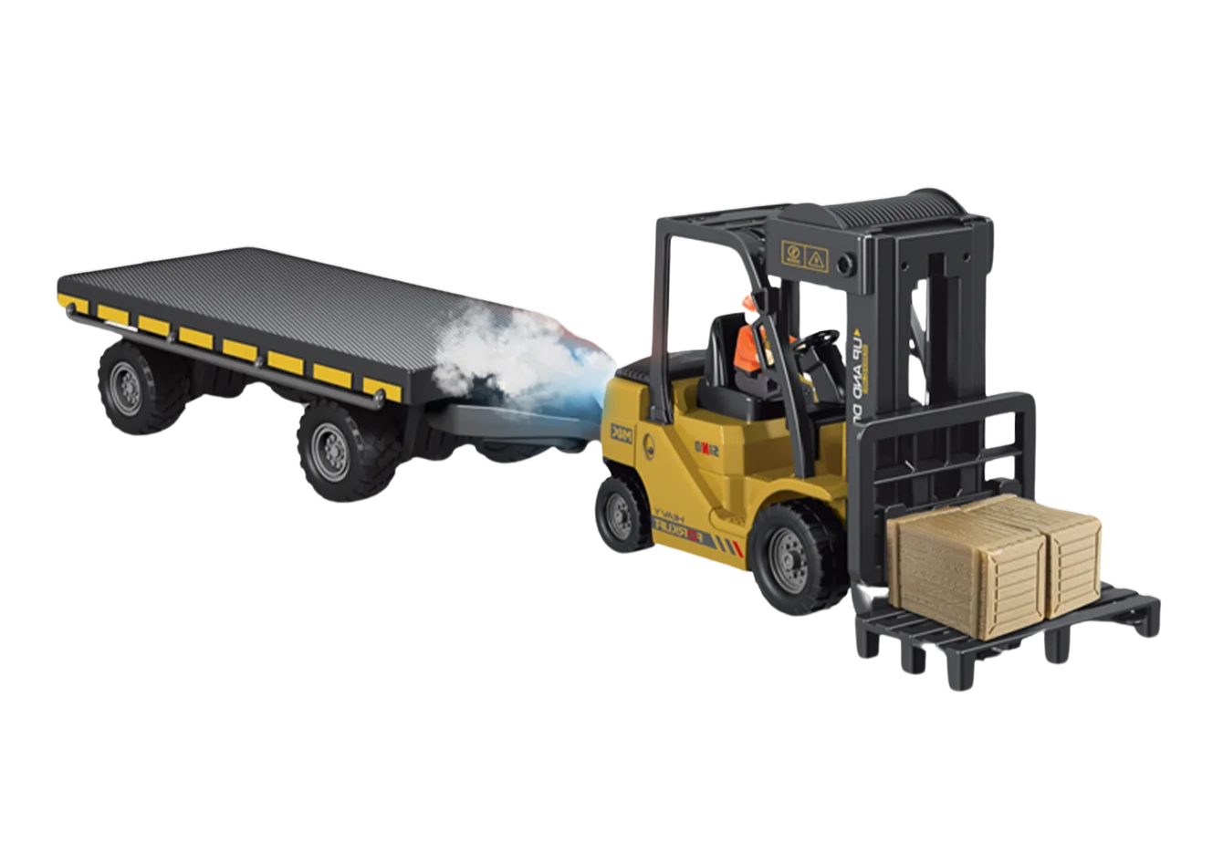RC Forklift Truck – Heavy-Duty Construction Toy