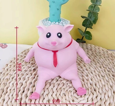 Cute Pig Squeeze Stress Toy | Toki Toy Box – Packaging | Toki Toy Box