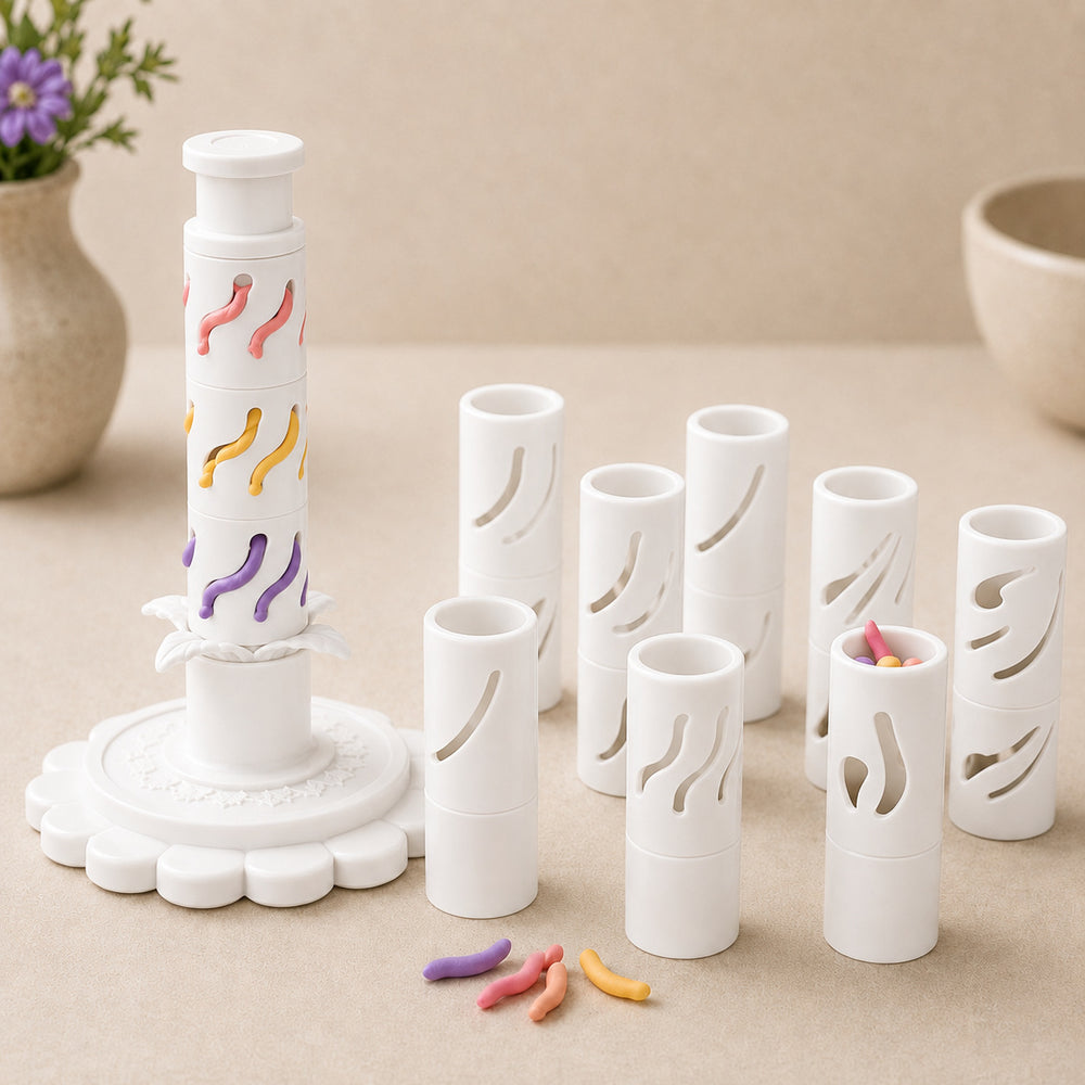 Clay bloom press tool – size reference