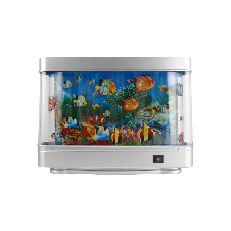 AquaGlow Moving Fish Lamp – LED Night Decor | Toki Toy Box – Size Reference | Toki Toy Box