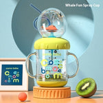 Whale Fountain Kids Cup – Fun Drinking Bottle | Toki Toy Box - Toki Toy Box