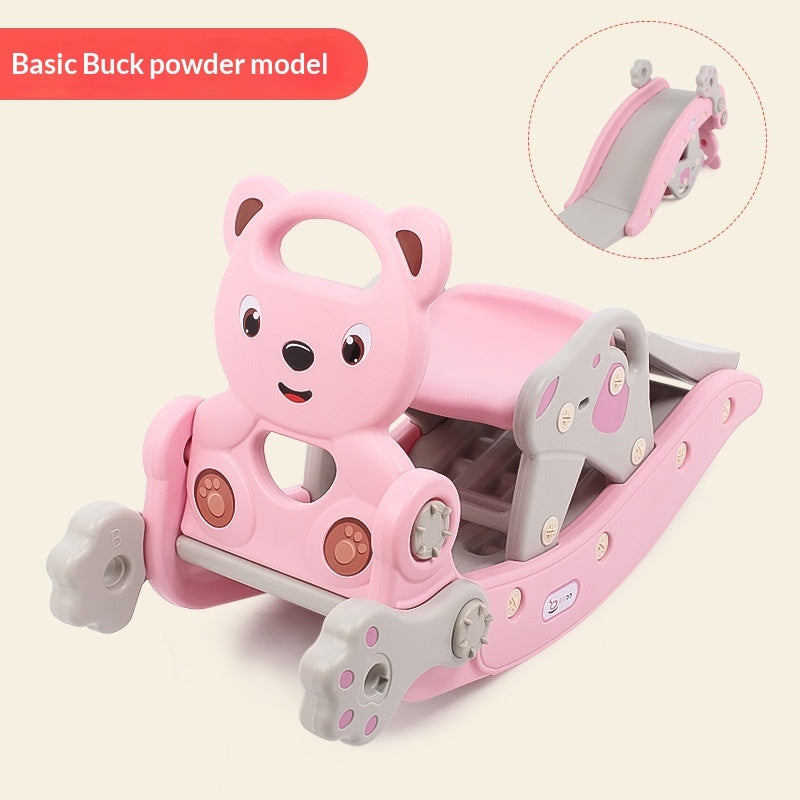 2-in-1 Rocking Horse Slide – Indoor Fun for Kids – Lifestyle | Toki Toy Box
