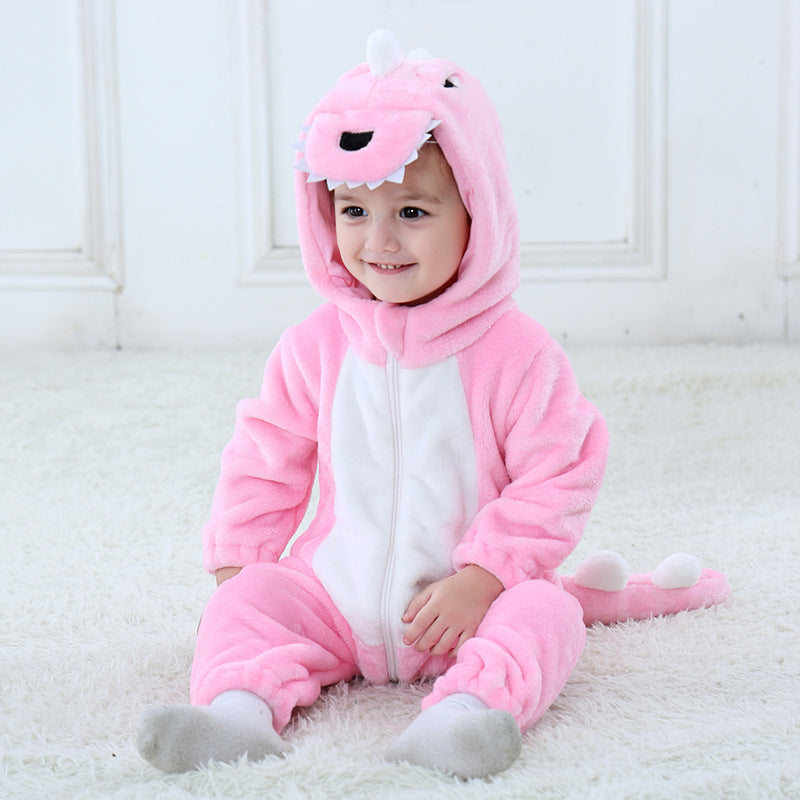 Cute Flannel Character Romper – Cozy Costume Onesie – Color Options | Toki Toy Box