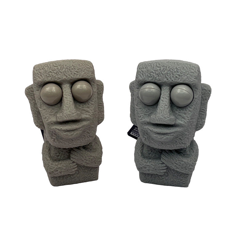 Rock face ball - wild squeeze fun – Detail | Toki Toy Box