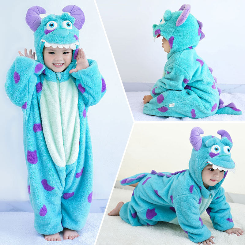 Cute Flannel Character Romper – Cozy Costume Onesie – Features | Toki Toy Box