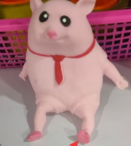 Cute Pig Squeeze Stress Toy | Toki Toy Box – Color Options | Toki Toy Box