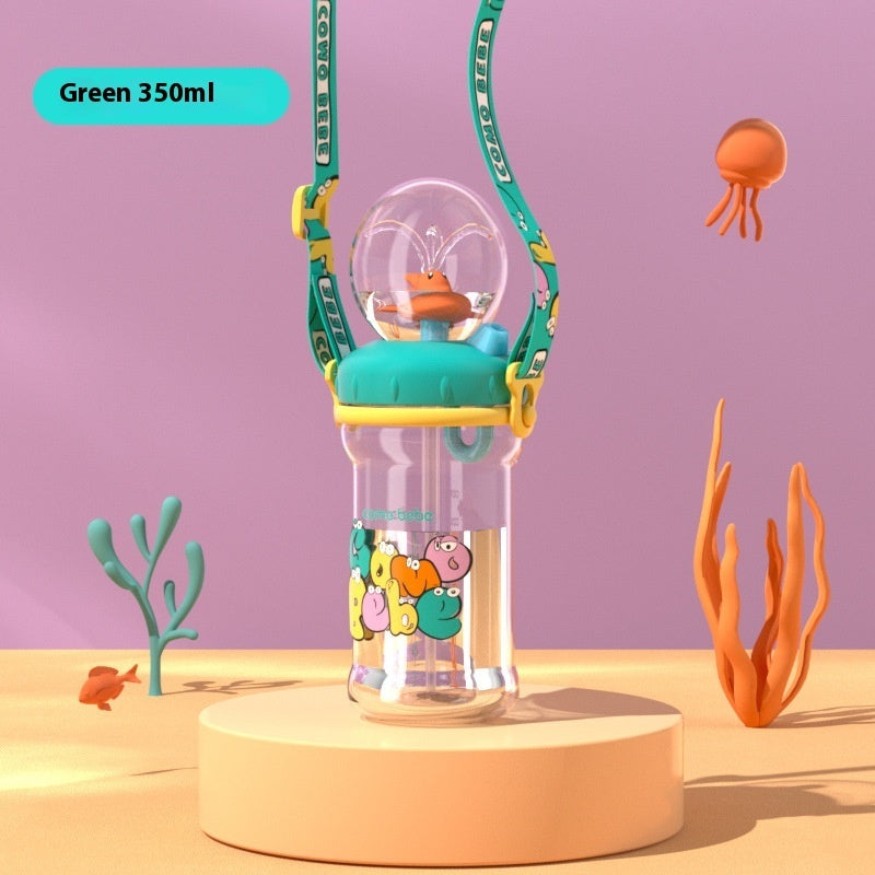 Whale Fountain Kids Cup – Fun Drinking Bottle | Toki Toy Box – Color Options | Toki Toy Box