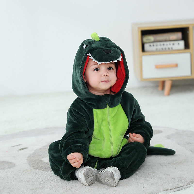Cute Flannel Character Romper – Cozy Costume Onesie – Size Reference | Toki Toy Box