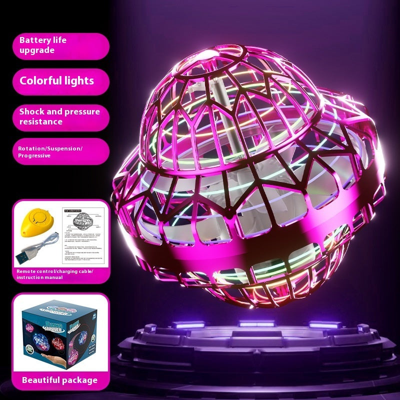 Magic Flying Ball – Luminous Floating Rotating Toy for Kids & Adults – View 12 | Toki Toy Box
