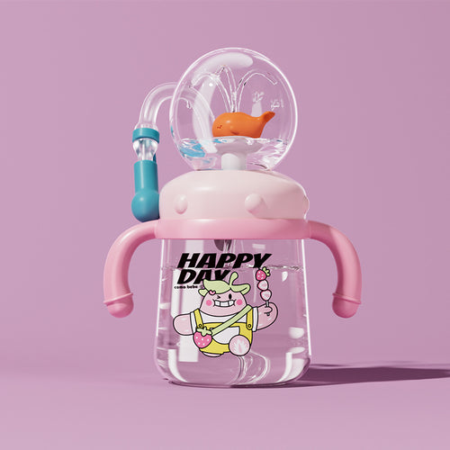 Whale Fountain Kids Cup – Fun Drinking Bottle | Toki Toy Box - Toki Toy Box