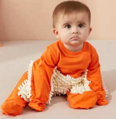 Baby Crawling Mop Romper for Active Little Explorers - Toki Toy Box