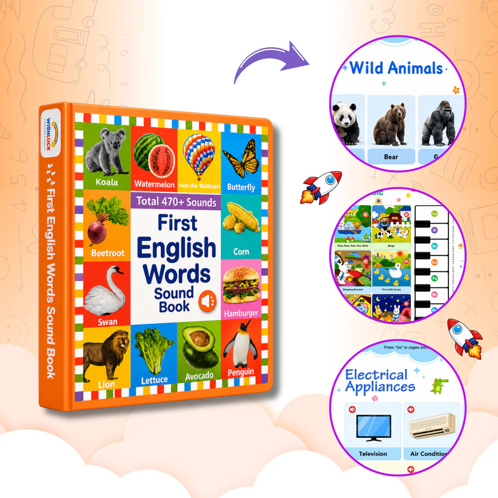 Kids Sound Book – 470+ Words Learning Toy