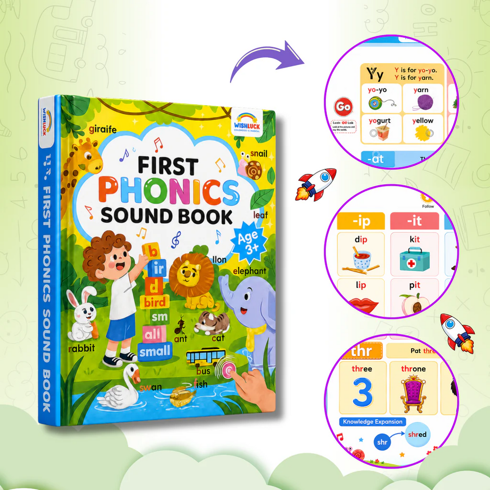 Talking Word Book – 500+ Words Phonics Toy