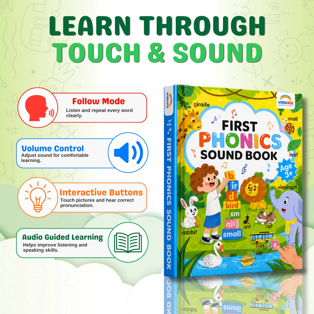 Talking Word Book – 500+ Words Phonics Toy
