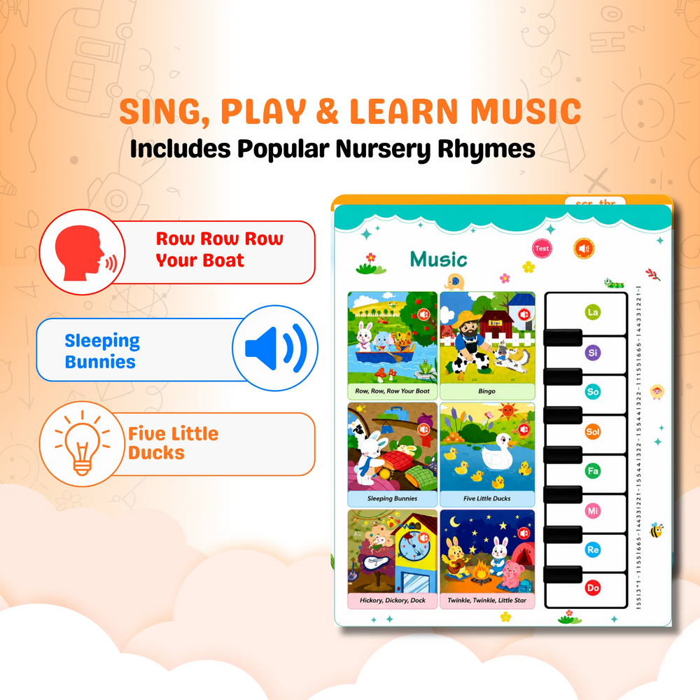 Kids Sound Book – 470+ Words Learning Toy