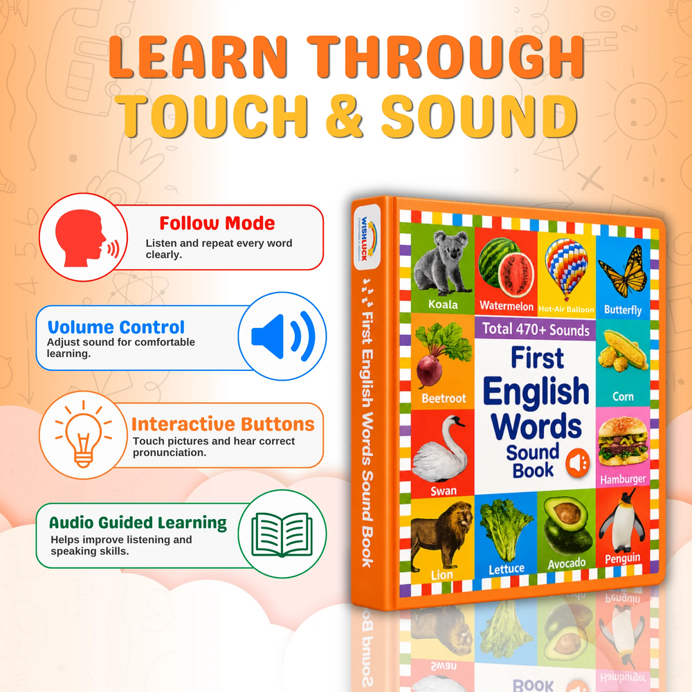 Kids Sound Book – 470+ Words Learning Toy