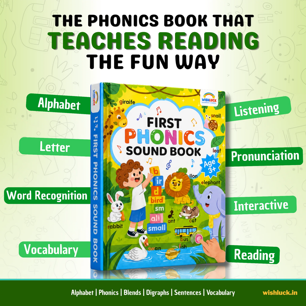 Talking Word Book – 500+ Words Phonics Toy