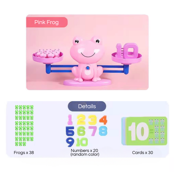 Frog Balance Math Toy – Fun Learning Game for Kids | Toki Toy Box – Packaging | Toki Toy Box
