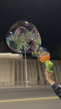 Automatic Dinosaur Bubble Gun – Electric Bubble Blower & Handheld Fan for Kids
