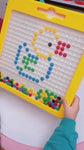 Magnetic Drawing Board for Toddlers – Montessori Travel Educational Toy with Magnetic Pen & Beads