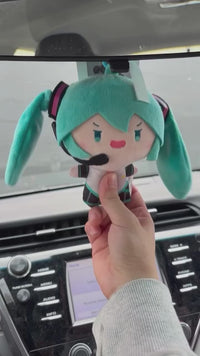 Hatsune Miku Rotating Double Ponytail Plush Doll – Bag Pendant & Decorative Model Toy Gift