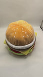 Cute & Soft Hamburger Ottoman – Storage Stool & Organizer