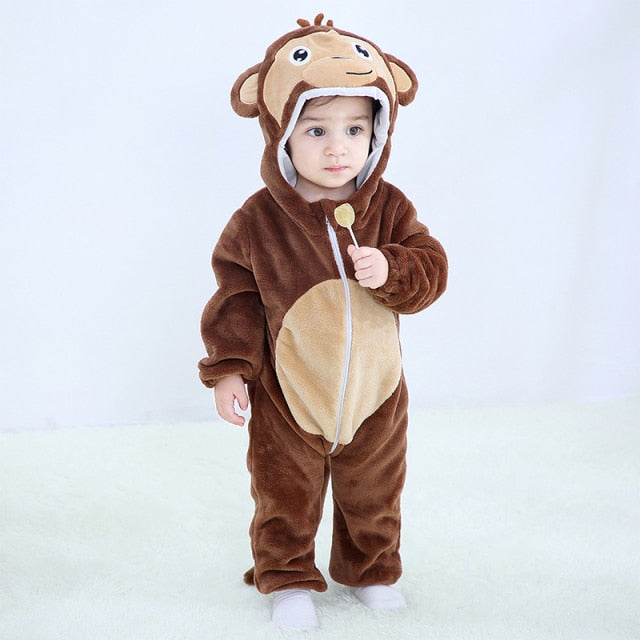 Baby Hooded Cartoon Romper – Cozy Cute Outfit – Features | Toki Toy Box