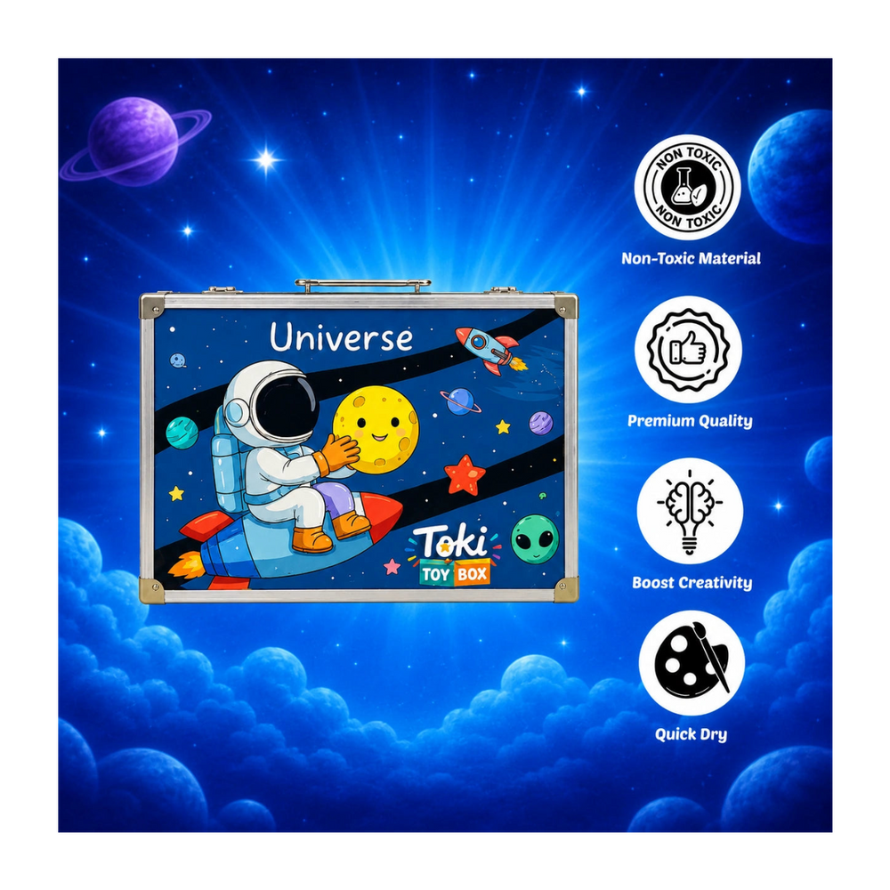 Art Set for Kids – 145-Piece Kit - Toki Toy Box