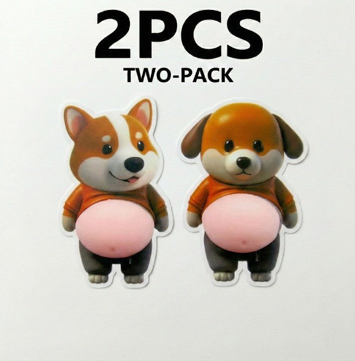 Chubby Shiba Silicone Sticker  – Cute Shockproof Cover – Packaging | Toki Toy Box