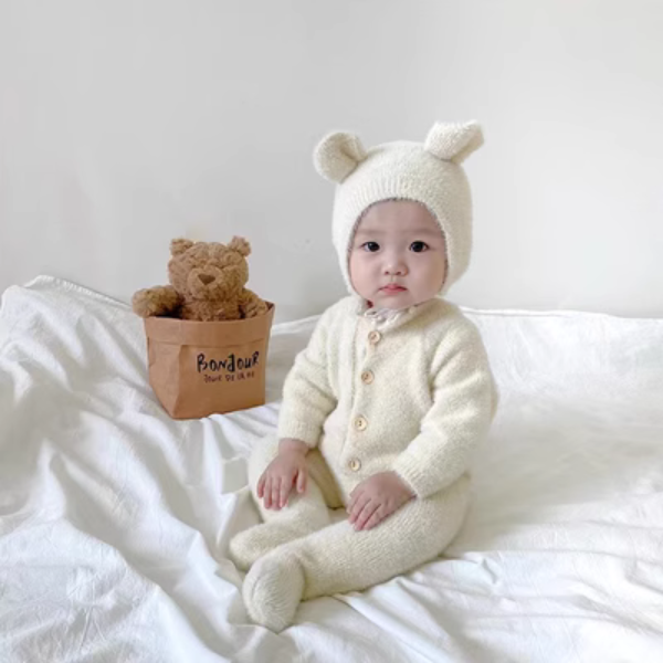 BearHug Baby Romper - Toki Toy Box
